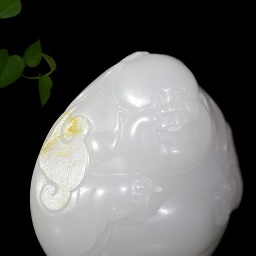 和田玉（羊脂玉）挂件--笑佛   38.88g 商品图3