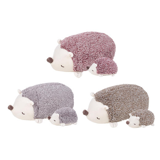 日本LIV HEART丽芙之心Q版弹力圈圈绒抱枕刺猬 商品图1