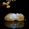 和田玉（羊脂玉）挂件--招财金毛   13.78g 商品缩略图0
