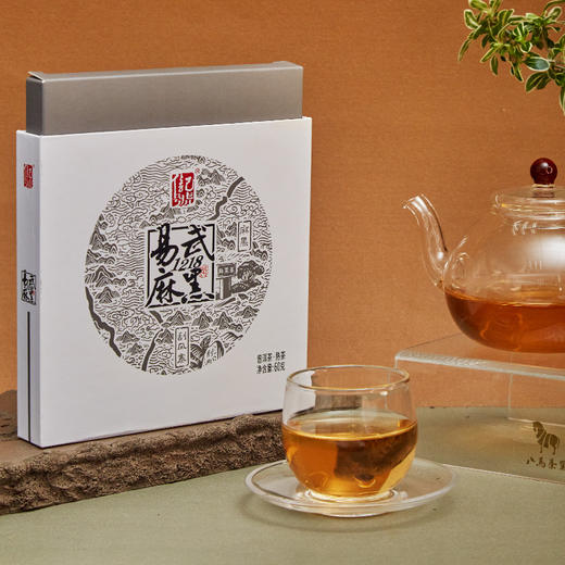 八马茶业|信记号易武麻黑 云南普洱熟茶手撕饼 6饼装360g