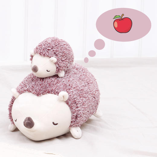 日本LIV HEART丽芙之心Q版弹力圈圈绒抱枕刺猬 商品图2