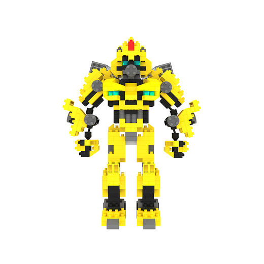 MCO魔扣像素公仔拼装积木黑罐B 商品图0