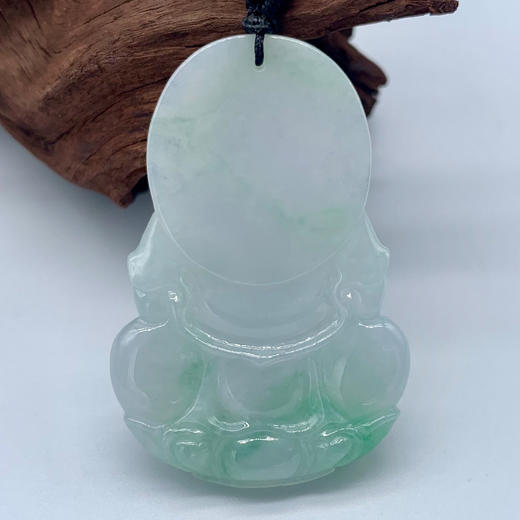 派瑞翡翠 翡翠观音 糯种 绿色 商品图1