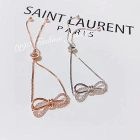 韩国设计师蝴蝶结可调节手链