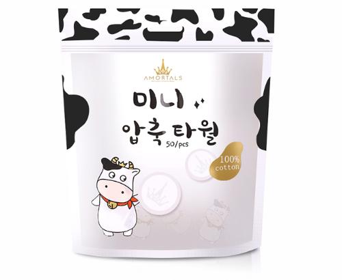 尔木萄小奶片压缩毛巾 商品图0