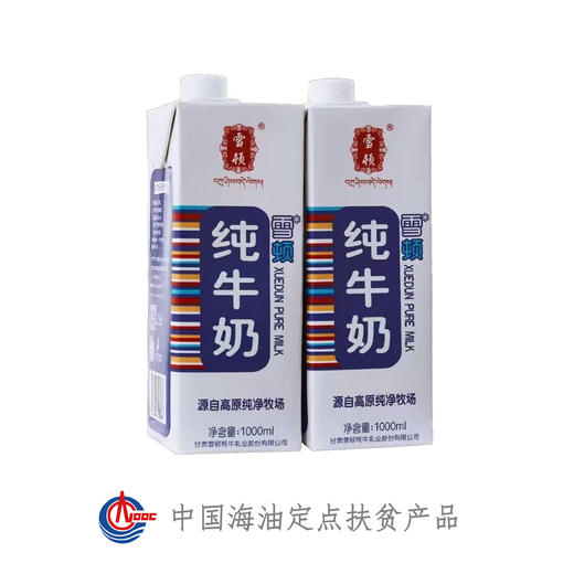 雪顿纯牛奶无菌砖家庭装 商品图0