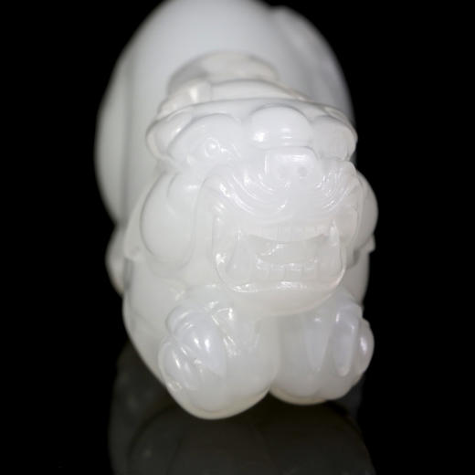 和田玉（羊脂玉）俄料挂件--貔貅   34.4g 商品图4