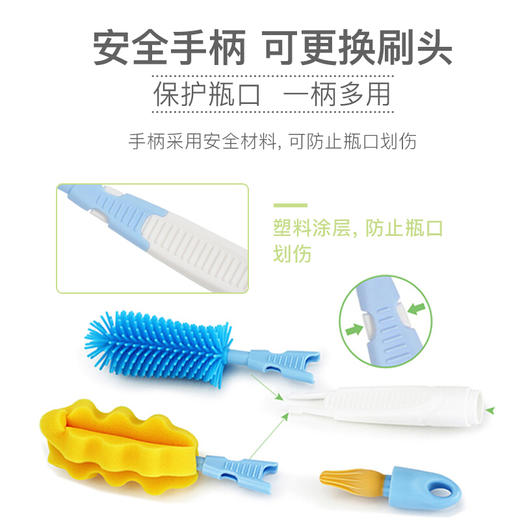贝亲多功能奶瓶奶嘴刷EA08# 商品图1