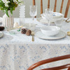 方桌布欧式田园餐桌布粉蓝清新碎花桌布 商品缩略图3