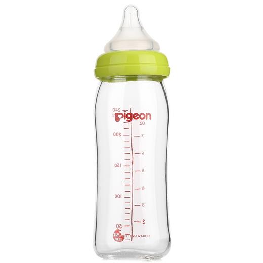 贝亲宽口玻璃奶瓶240ML配M号奶嘴 商品图0