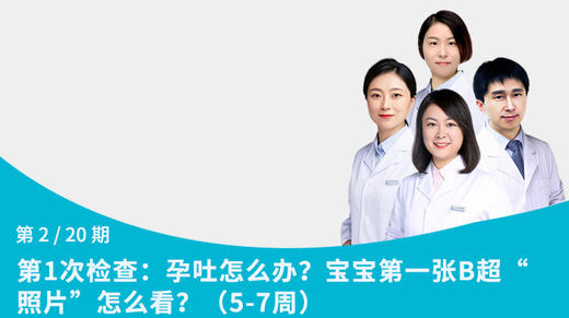 第2节：孕吐怎么办？宝宝第一张B超“照片”怎么看？（5-7周前） 商品图0