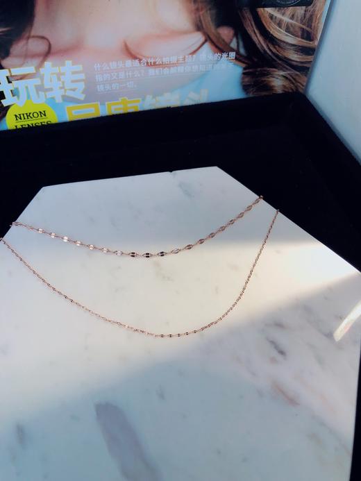 韩国设计师双层简约ins项链 商品图0