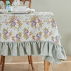 方桌布欧式田园餐桌布法式玫瑰亚麻桌布 商品缩略图0