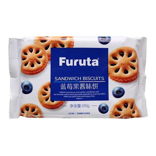 旺通100g蓝莓果酱味饼干 商品图0