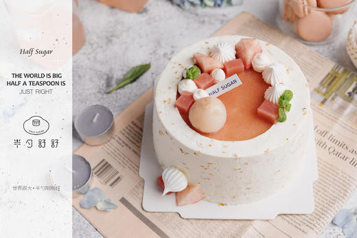 NEW光与蜜桃-桂花蜜桃藏心蛋糕  商品图4