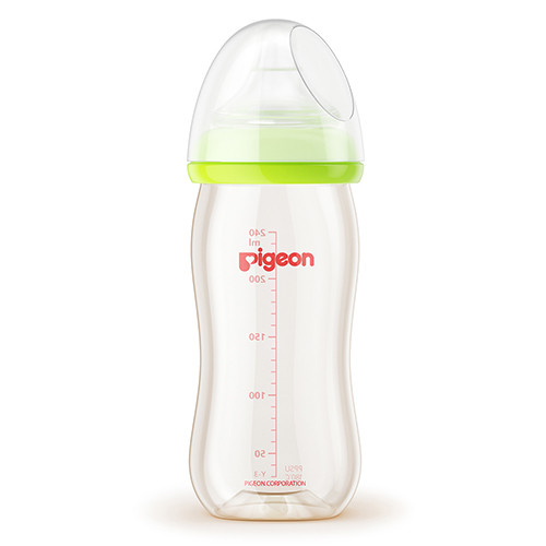 贝亲自然实感宽口径PPSU奶瓶240ml配L奶嘴