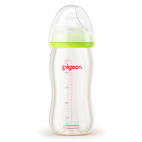 贝亲自然实感宽口径PPSU奶瓶240ml配L奶嘴