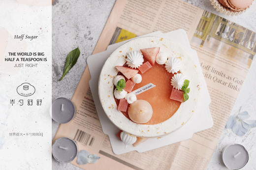 NEW光与蜜桃-桂花蜜桃藏心蛋糕  商品图3