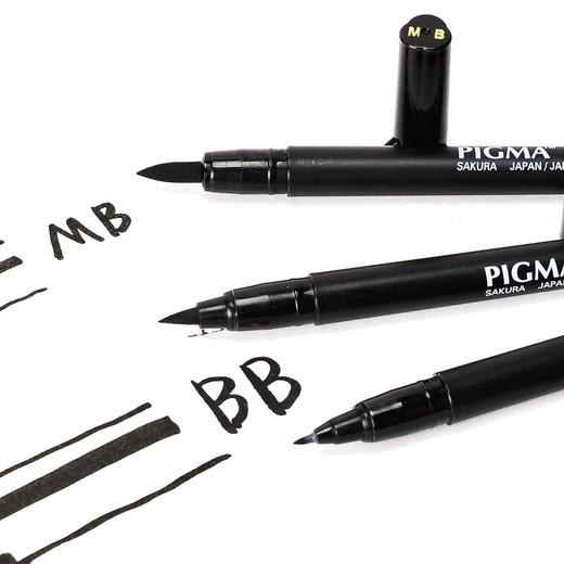 樱花PIGMA海绵头勾线笔/黑色 商品图2