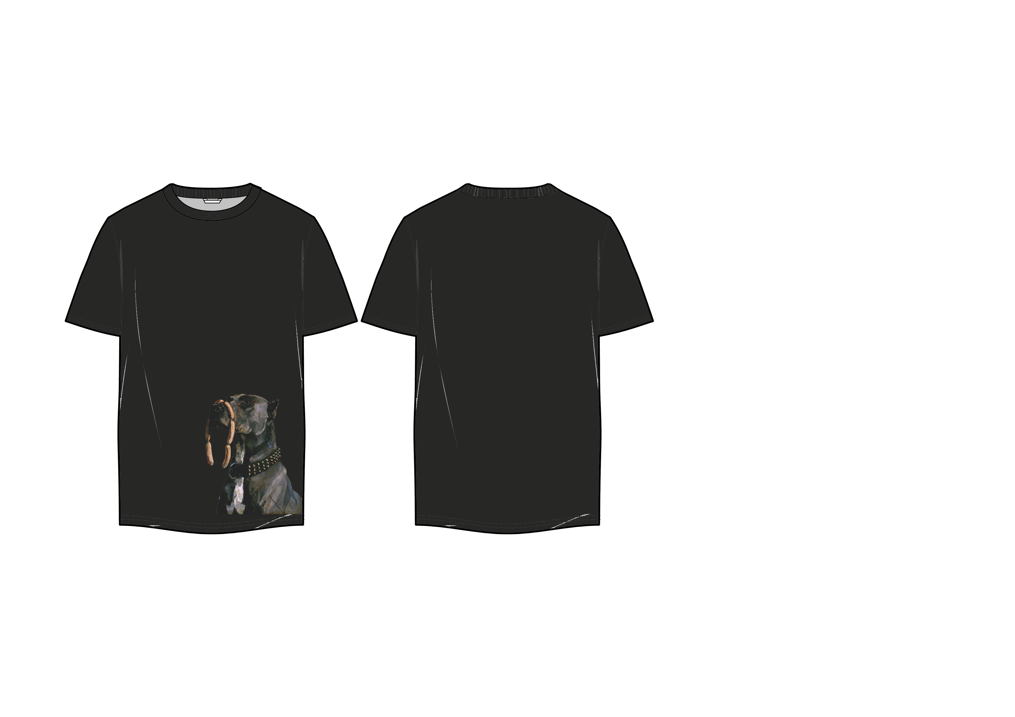 印刷版-黑色T恤