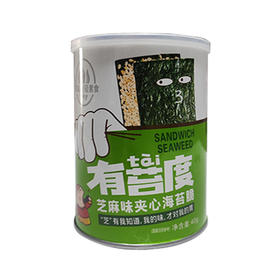 萌大嘴40g夹心海苔 芝麻味