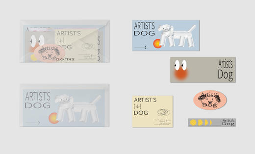 「艺术家的狗」便利贴明信片套装 商品图1