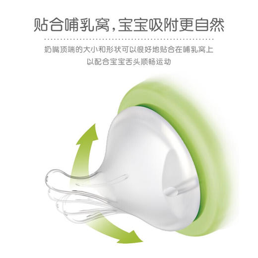 贝亲宽口径“自然实感”Y字孔奶嘴两只装（9个月以上） 商品图2