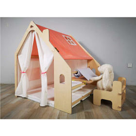 有颜又多用|Naspa游戏屋，既能做玩耍又能睡午觉，满足妈妈对儿童房的众多期许~