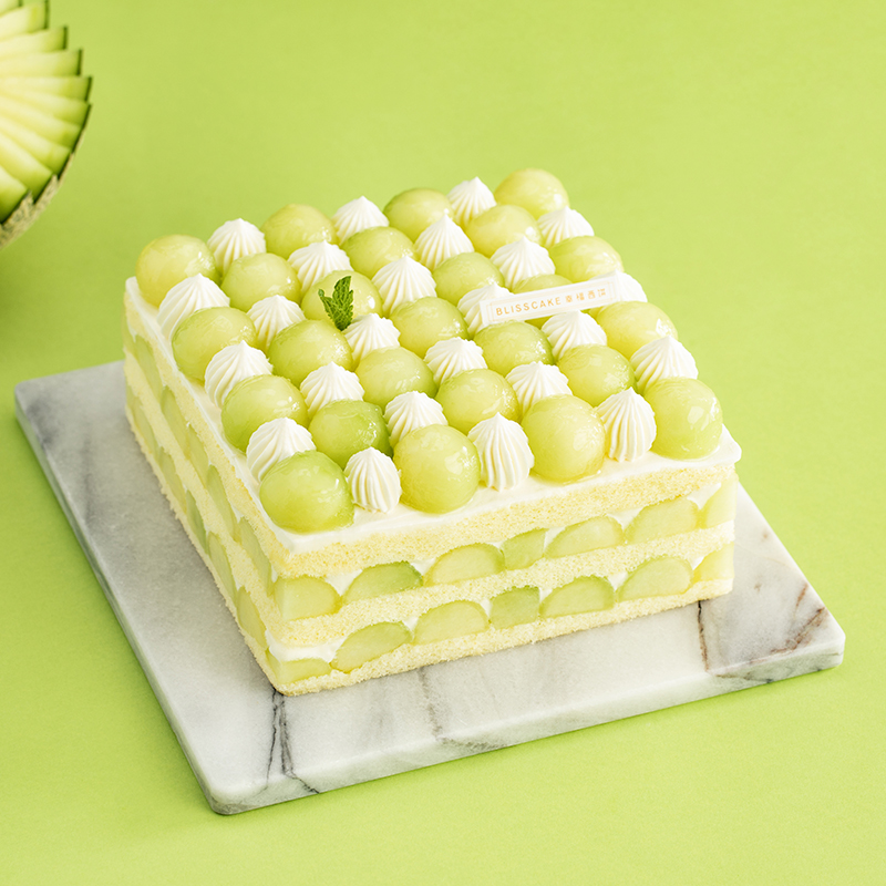【哈密瓜季】翡翠夏日蛋糕(成都)