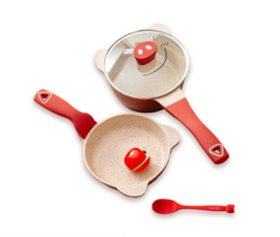 宝宝小灶专用｜害怕油烟的小仙女儿妈妈们，Didinika麦饭石不粘锅来帮您～