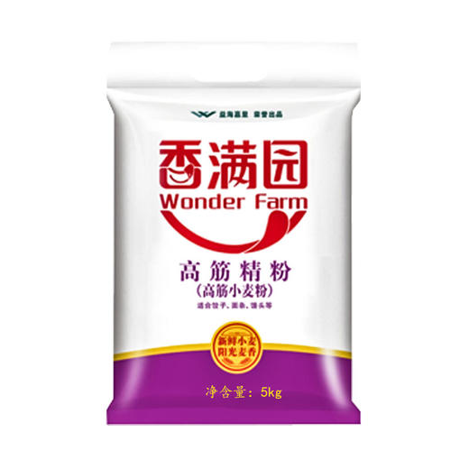 香满园高筋精粉纯正小麦香5kg 商品图0
