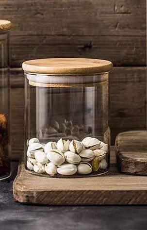 300ML耐热 透明 玻璃收纳罐 商品图0