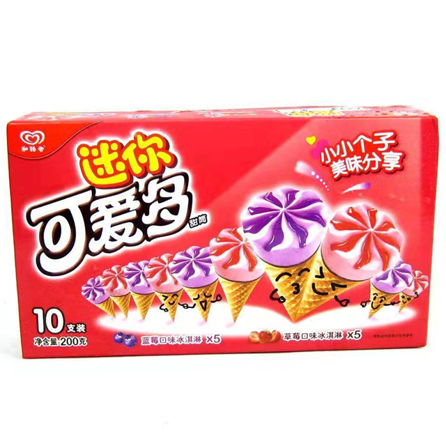 和路雪-迷你可爱多(蓝莓草莓)