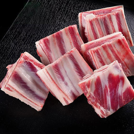 白云飘羔羊寸排内蒙古生羊排肉2.7斤肋排烤羊排块羊肉新鲜包邮
