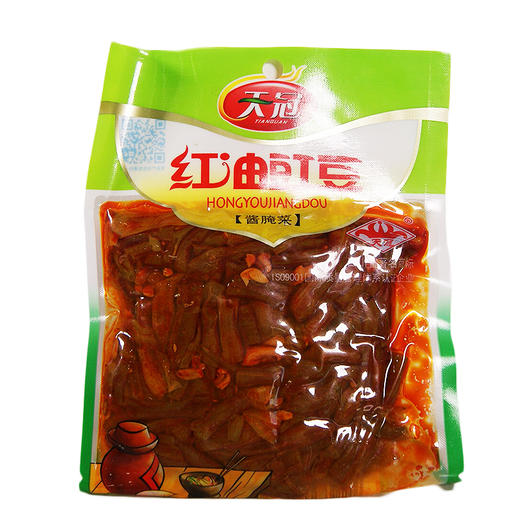 天冠红油豇豆榨菜120g 商品图0
