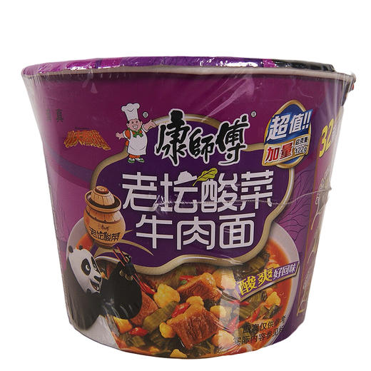 康师傅酸菜牛肉面107g 商品图1