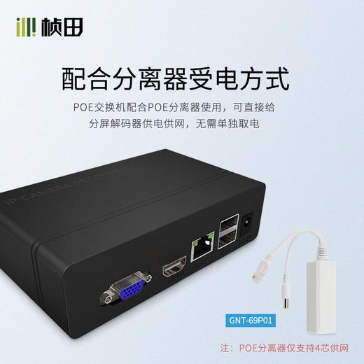 16路 网络多路解码分屏器GNT-ND6016（赠送电源适配器） 商品图2