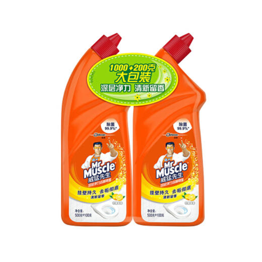 威猛先生洁厕液(柠檬草香)双包装 商品图0