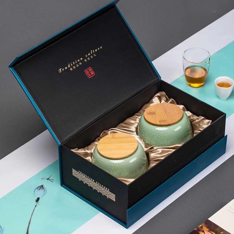 特价礼盒 一套32元 ,一件10套, 一件320元,私房茶蓝色双瓷茶叶礼盒