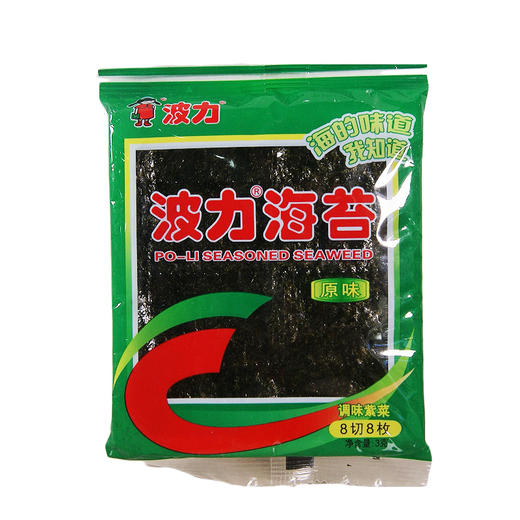 波力海苔原味3g 商品图0