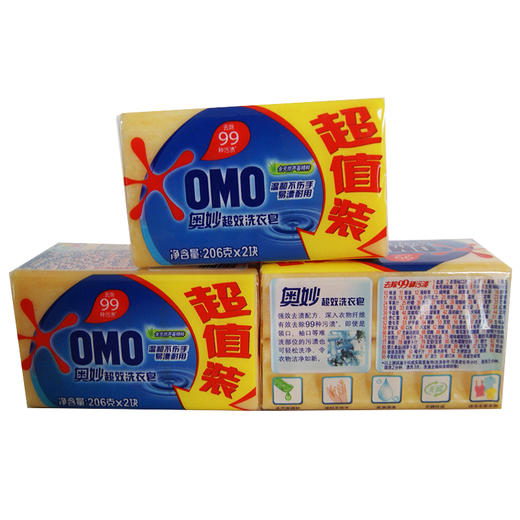 奥妙超效洗衣皂【206g*2】 商品图1