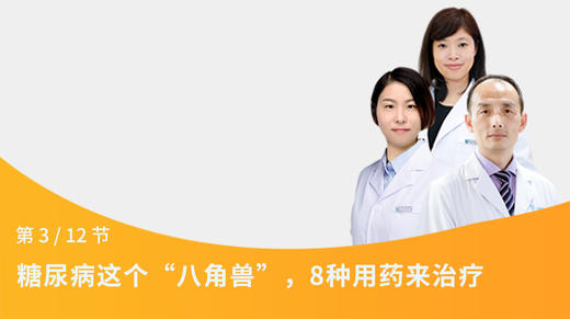 第15节：糖尿病这个“八角兽”，8种用药来治疗 商品图0