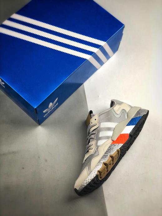 男女鞋 adidas nite jogger 2019 boost 三叶草 联名夜行者跑鞋