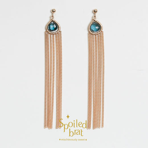 spoiledbrat jewelry托帕石流苏耳环 商品图0