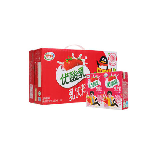 伊利优酸乳（草莓味）1*24 商品图0