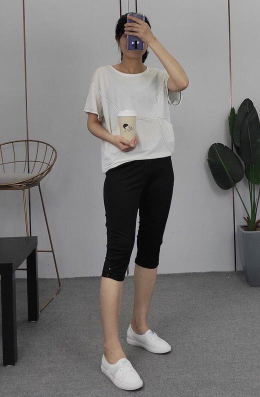 下女七分裤M1046-10 商品图1