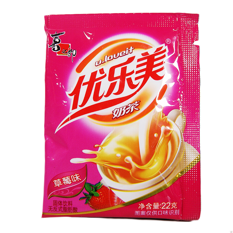 优乐美奶茶草莓味22g