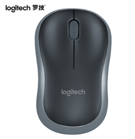 罗技鼠标 M185 黑灰