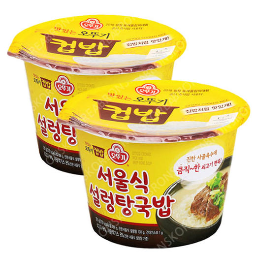  [묶음]오뚜기 서울식 설렁탕국밥281g*2 商品图0