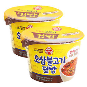 [묶음]오뚜기 맛있는컵밥 오삼불고기덮밥280g*2